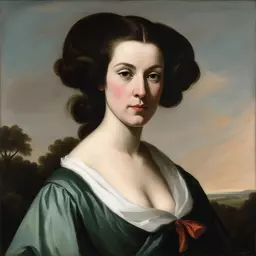 portrait of a woman by John Singleton Copley