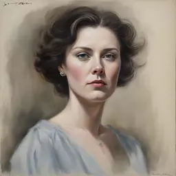 portrait of a woman by John Totleben