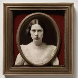 portrait of a woman by Joseph Cornell