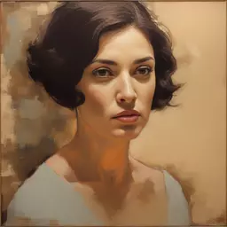 portrait of a woman by Joseph Lorusso