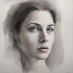 portrait of a woman by Julia Contacessi
