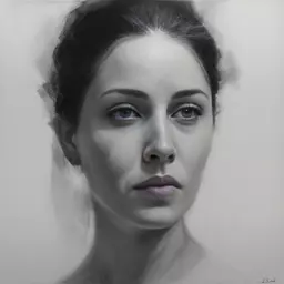 portrait of a woman by Julian Calle