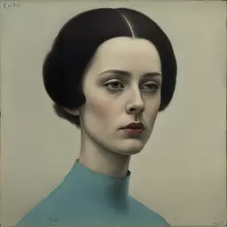portrait of a woman by Karel Thole
