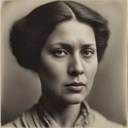 portrait of a woman by Karl Blossfeldt