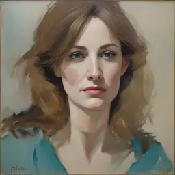 portrait of a woman by Kathryn Morris Trotter