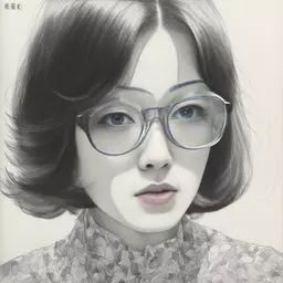 portrait of a woman by Katsuhiro Otomo