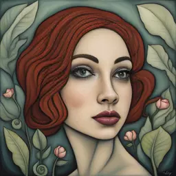 portrait of a woman by Kelly Vivanco