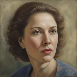 portrait of a woman by Kenne Gregoire