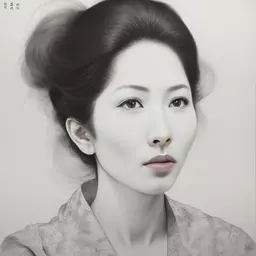 portrait of a woman by Kentaro Miura