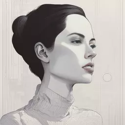 portrait of a woman by Kilian Eng