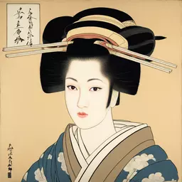 portrait of a woman by Kitagawa Utamaro