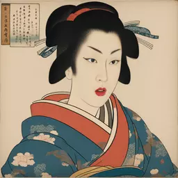 portrait of a woman by Kunisada