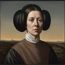 portrait of a woman by Laurent Grasso