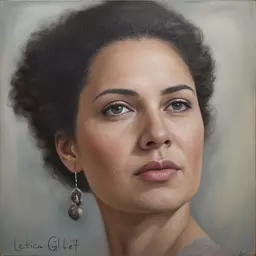 portrait of a woman by Leticia Gillett