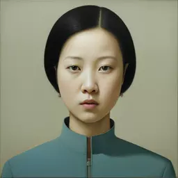 portrait of a woman by Liu Ye