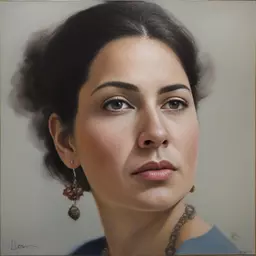 portrait of a woman by Lorena Alvarez Gómez