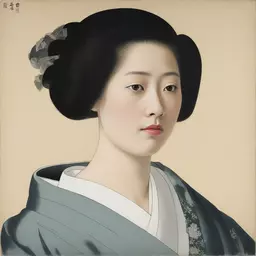 portrait of a woman by Lorenz Hideyoshi