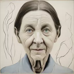 portrait of a woman by Louise Bourgeois