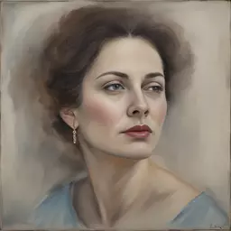 portrait of a woman by Luisa Russo