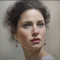 portrait of a woman by Marc Samson