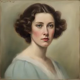 portrait of a woman by Margaret Brundage