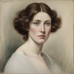 portrait of a woman by Margaret Mee
