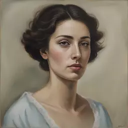 portrait of a woman by Maria Pascual Alberich