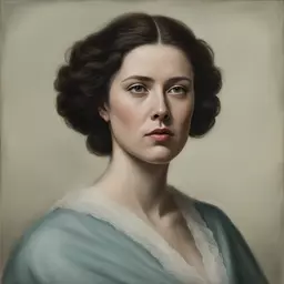 portrait of a woman by Matias Hannecke