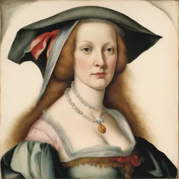 portrait of a woman by Matthias Grünewald