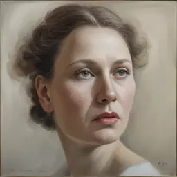 portrait of a woman by Matti Suuronen