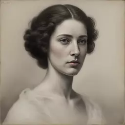 portrait of a woman by Maxwell Boas