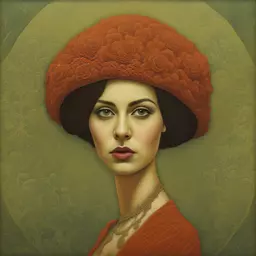 portrait of a woman by Michael Hutter
