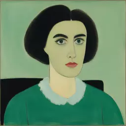 portrait of a woman by Milton Avery