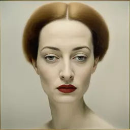 portrait of a woman by Méret Oppenheim