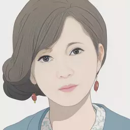 portrait of a woman by NHK Animation
