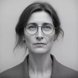 portrait of a woman by Olafur Eliasson