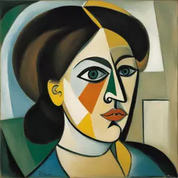 portrait of a woman by Pablo Picasso