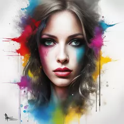portrait of a woman by Patrice Murciano