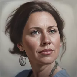 portrait of a woman by Patrick Brown