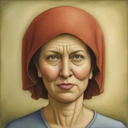 portrait of a woman by Pawel Kuczynski