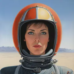 portrait of a woman by Peter Elson