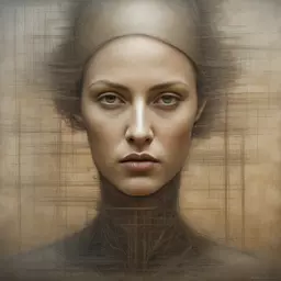 portrait of a woman by Peter Gric
