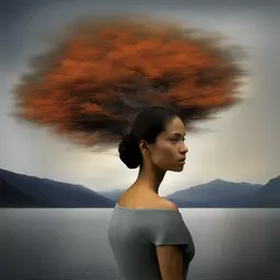 portrait of a woman by Peter Holme III