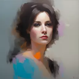 portrait of a woman by Peter Wileman