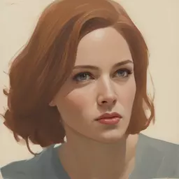 portrait of a woman by Phil Noto