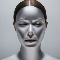 portrait of a woman by Philippe Parreno