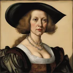 portrait of a woman by Pieter Aertsen
