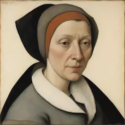 portrait of a woman by Pieter Bruegel The Elder
