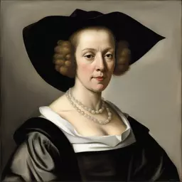 portrait of a woman by Pieter Claesz