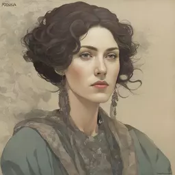 portrait of a woman by Posuka Demizu